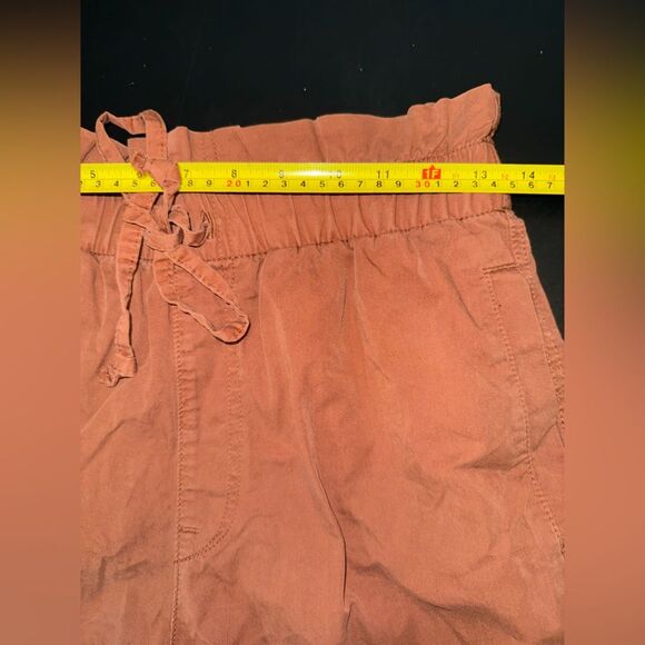 Abercrombie & Fitch Rust Colored High waisted Cotton Shorts size Small EUC - Picture 6 of 7